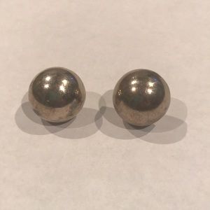 925 sterling silver oversized stud earrings